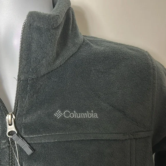 New Columbia Youth Size XL Black Fleece Full Front Zip Closure Jacket - Picture 4 of 8
